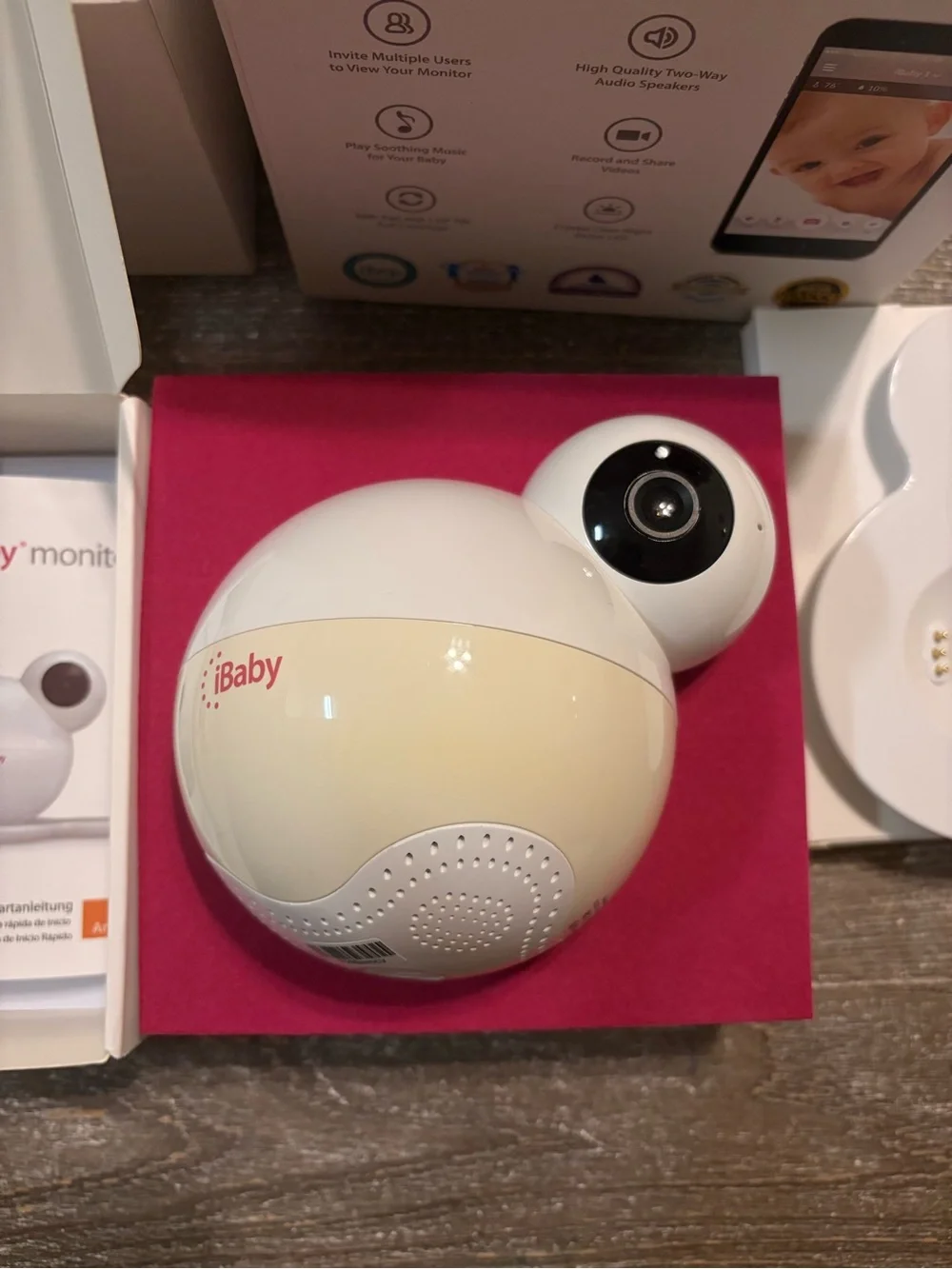 iBaby Baby Monitor - White and Cream Nursery Camera